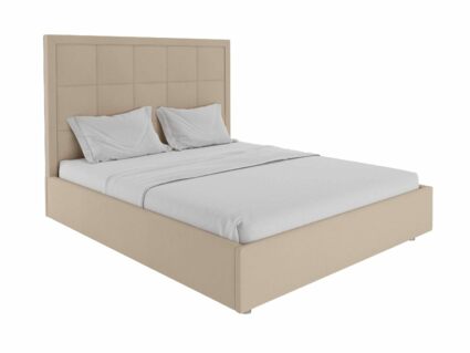 Кровать Димакс Испаньола с подъемным механизмом 90х200 экокожа Nitro Beige уцененная 245