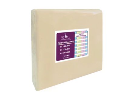 Пододеяльник Primavelle из однотонного сатина (светло-бежевый) 466