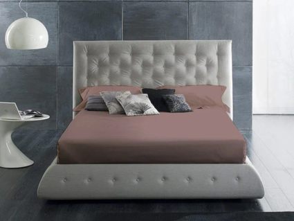 Простыня Primavelle на резинке Satin Luxe (марсала) 460